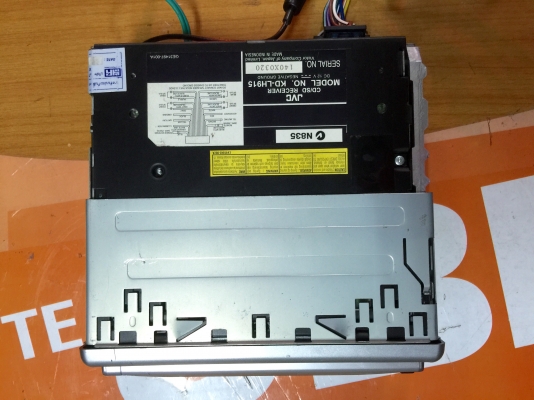 ขายวิทยุJVC KD-LH915 พร้อมช่องเสียบการ์ดSDปรีเอ้า3ชุด TOP