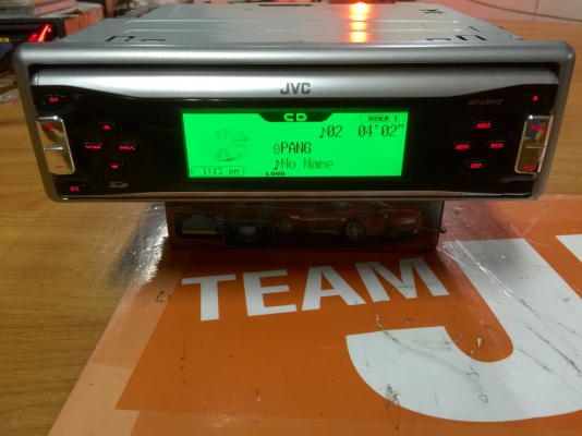 ขายวิทยุJVC KD-LH915 พร้อมช่องเสียบการ์ดSDปรีเอ้า3ชุด TOP