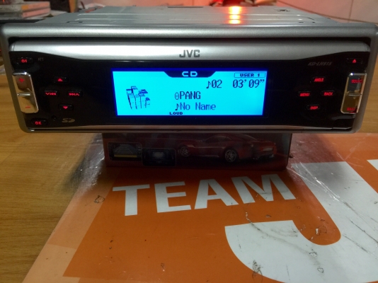 ขายวิทยุJVC KD-LH915 พร้อมช่องเสียบการ์ดSDปรีเอ้า3ชุด TOP