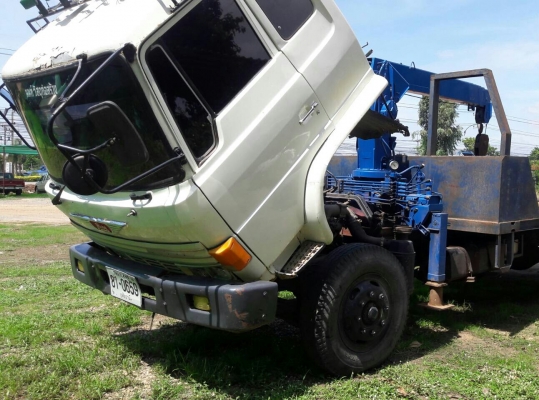 ขายดาวน์ หกล้อ ฮีโน่ FE172 EH700 แอร์ พ.เวอร์ ติดเครน 3ตัน พื้นเรียบช่วงยาว 6.20ม สภาพดีพร้อมใช้ (เปียนสันญาเช่าซื้อ)รับรถกลับบ้านได้เลย ครับ