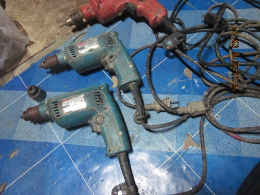 เหมาสว่านไฟฟ้า 3 ตัว ของแท้ครับผม(มากีต้า+แมคเท็ค)