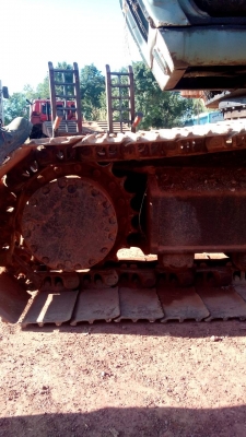 แมคโคร hitachi ex200-2  พร้อมเทลเลอร์