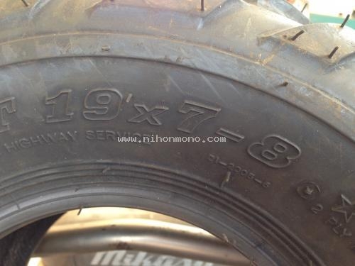 ขาย ยางลม ใหม่ TIRE   19&times;7-8 รหัสสินค้า : 80802201   www.nihonmono.com