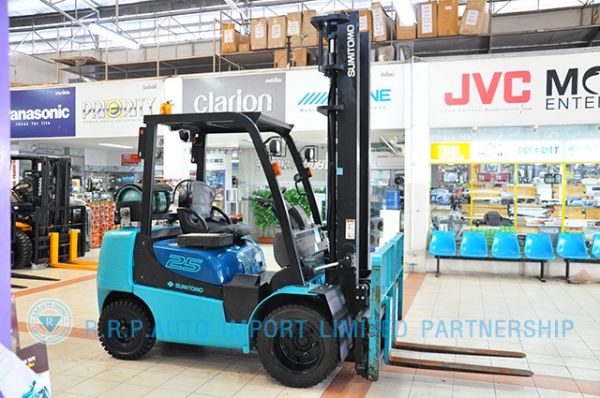 ขายรถโฟล์คลิฟท์มือสอง SUMITOMO รุ่น 11FT25PAXETD-00065 ราคา 295,000 สภาพเดิมจากญี่ปุ่น ไม่เคยใช้งานในประเทศไทย