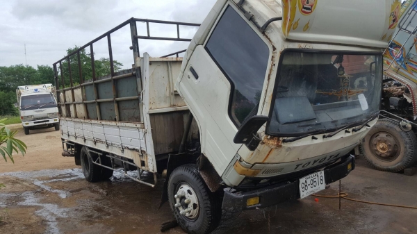 6ล้อไดนา BU95 เครื่อง115แรงเพาเวอร์ แอร์เย็น กะบะยาว5เมตร เครื่องดี คัชซีสวยทะเบียนไม่ขาด ยางใหม่ 6 เส้นเอกสารพร้อมโอน