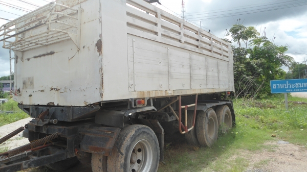 ขายลูกพ่วง 3เพลาดั้มเดิมเป็น2เพลา  ใส่เป็นสามเพลาลงเล่มเรียบร้อย