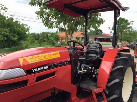 ขาย รถไถยันมาร์ EF494T สภาพนางฟ้า ทำงาน 549 ชม. จดทะเบียนปี 57 อุปกรณ์ครบชุด ทุกระบบสมบรณ์ ราคา 468,000 บาท สนใจโทร 081-9136451 หรือ ขอดูรูปผ่านทาง line:bow6451 ค่ะ