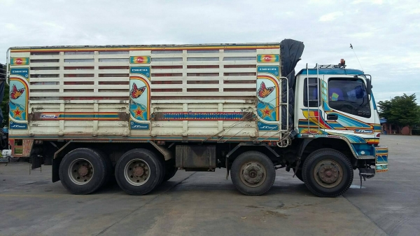 ขายรถพ่วง 18 ล้อ แม่-ลูก กระบะเหล็กคอกเกษตรไม่ดั้ม ISUZU 270 ปี.48 ปรายปี รถสวย ราคา.1750000 ต่อรอง