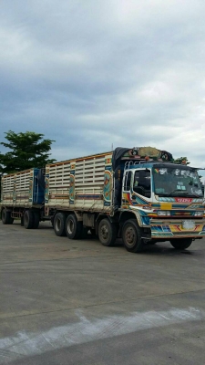 ขายรถพ่วง 18 ล้อ แม่-ลูก กระบะเหล็กคอกเกษตรไม่ดั้ม ISUZU 270 ปี.48 ปรายปี รถสวย ราคา.1750000 ต่อรอง