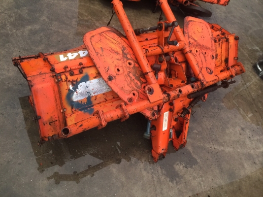 โรตารี่พรวนดิน ตีดิน ติดท้ายรถไถนั่งขับขนาดเล็ก คูโบต้า ขายถูกหลักพัน