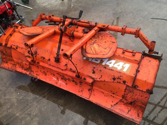 โรตารี่พรวนดิน ตีดิน ติดท้ายรถไถนั่งขับขนาดเล็ก คูโบต้า ขายถูกหลักพัน