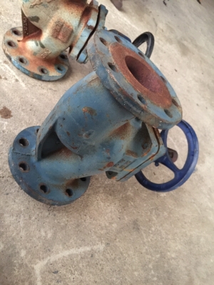 รวมมิตรวาล์วผีเสื้อ เหล็กเหนียว หน้าแปลน ท่อขนาด 8" วาล์ว 2.5" เชีวาล์ว 8"