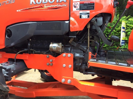 ขายรถไถKubota L4708 (4WD) พร้อมใบมีดหน้าและผานพรวน รถสวย พร้อมใช้งาน