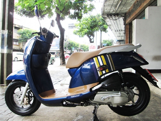 (โอนฟรี) ขาย Honda Scoopy I ตัว TOP ล้อแม็ก ปลายปี 2015 ไมล์แท้ 6257 กม เครื่องหัวฉีดประหยัดน้ำมัน  สภาพสวยเดิมๆ สีน้ำเงิน
