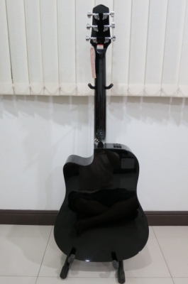 กีต้าร์โปร่งเว้าไฟฟ้า Mantic 41 นิ้ว รุ่น AG-1CE สีดำเงา สวยมาก EQ อย่างดี ของใหม่