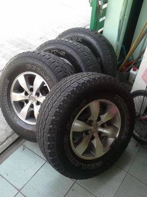 ล้อ Vigo + Yokohama AT 265/70/16 ปี11