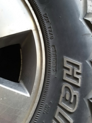 ล้อ Vigo + Yokohama AT 265/70/16 ปี11