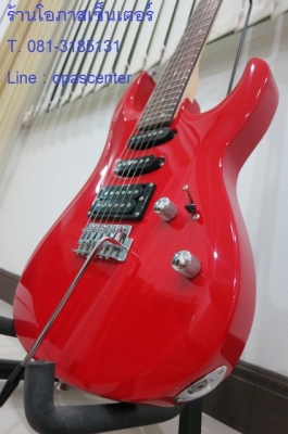 กีต้าร์ไฟฟ้า Perfect ทรงไอบาเนส 24 Fret ของใหม่ รุ่น EG-90 สีแดง ทรงสวย