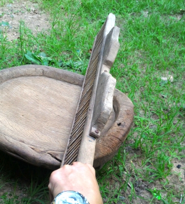 ฟืมไม้ทอเสื่อ ทอสาด ของเก่างานทำมือ งานแปลก ไว้ตกแต่งร้านค้าบ้านเรือน