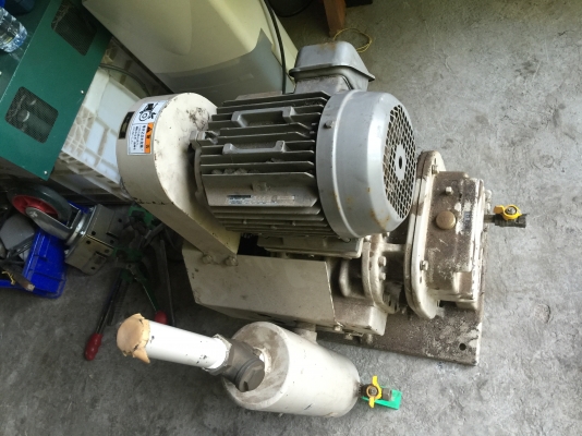 เครื่องอัดอากาศแบบโรตารี่พร้อมมอเตอร์ขับ  ยี่ห้อ ANLET จากญี่ปุ่น อัดอากาศได้เร็วมากๆ