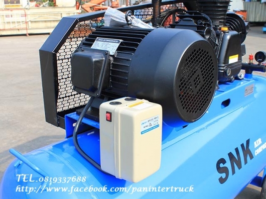 สินค้าใหม่แกะกล่อง*เครื่องปั๊มลม SNK UNUSED: N300 ขนาด 300 ลิตร มอเตอร์ 3 สาย (ไฟ3เฟส โรงงาน)3 สูบ/ 10แรง /380V.  ยังไม่เคยใช้งาน ราคาเพียง 26,500 บาท