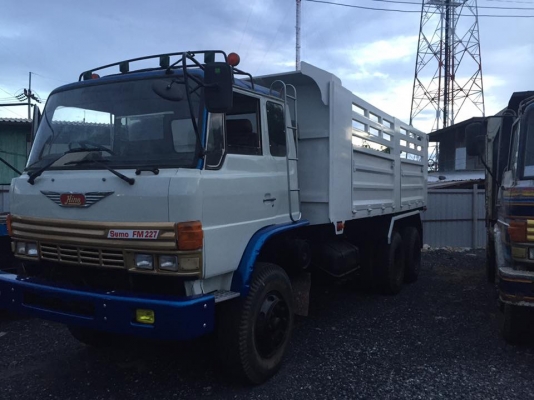 10ล้อ2เพลาดั้ม HINO SUMO FM226 EM100-220 แรง ฝาเหลี่ยม (เครื่อง1M/ใบคุม) เกียร์เดิม ช่วงล่างเดิม คัสซีดี หัวสีใหม่ พาวเวอร์/ทริฟฟี่/สโลวเดิม กระบะดั้มเหล็ก5.80ม. สีใหม่ ยาง65\% รถเก็บงาน พร้อมสีสันใหม่ พร้อมใช้ เล่มฯ ครบ **ขาย HINO FM