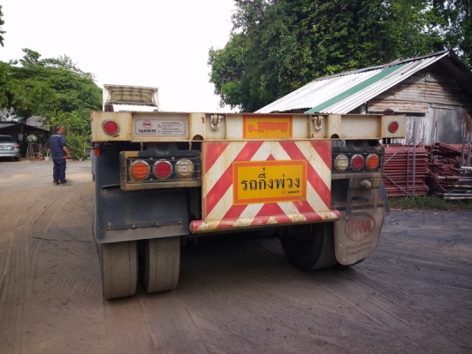 ขายหางเทรลเลอร์พื้นเรียบ สามมิตร 3 เพลา ปี 57 ยังเป็นชุดจด ขายหางเทรลเลอร์พื้นเรียบ สามมิตร 3 เพลา ปี 57 ยังเป็นชุดจด