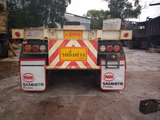 ขายหางเทรลเลอร์พื้นเรียบ สามมิตร 3 เพลา ปี 57 ยังเป็นชุดจด ขายหางเทรลเลอร์พื้นเรียบ สามมิตร 3 เพลา ปี 57 ยังเป็นชุดจด