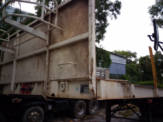 ขายหางเทรลเลอร์พื้นเรียบ สามมิตร 3 เพลา ปี 57 ยังเป็นชุดจด ขายหางเทรลเลอร์พื้นเรียบ สามมิตร 3 เพลา ปี 57 ยังเป็นชุดจด