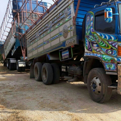 สิบล้อ ฮีโน่ 344ปี56 แม่ลูก3คาน ดั้มกะบะมีเนียม สภาพดีเดิมๆรถวิ่งงานประจำ เล่มทะเบียนพร้อมโเน