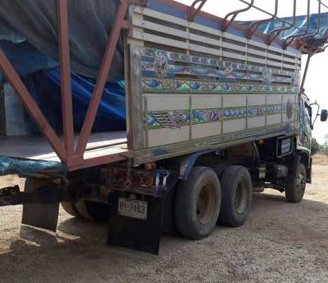 สิบล้อ ฮีโน่ 344ปี56 แม่ลูก3คาน ดั้มกะบะมีเนียม สภาพดีเดิมๆรถวิ่งงานประจำ เล่มทะเบียนพร้อมโเน