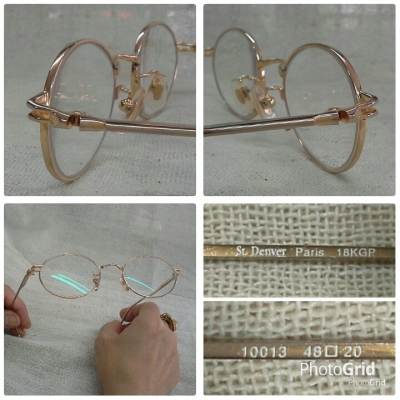 แว่นสายตายาวสายพันธุ์ปาริเซียน ตัวแท้! St.Denver Paris made in France 18KGP