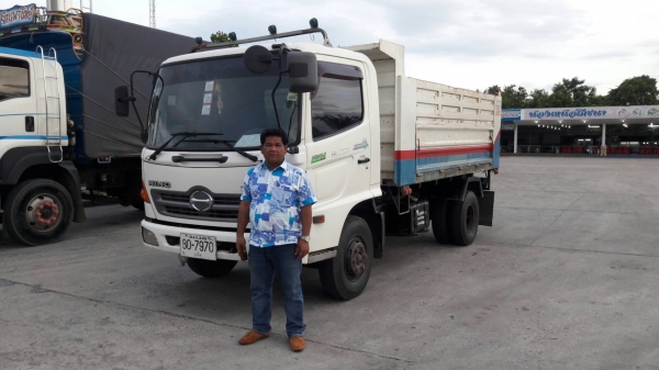 6 ล้อดัมพ์ HINO รุ่น FC9JELA  เครื่อง 175 แรงม้า จดทะเบียนปี 2552