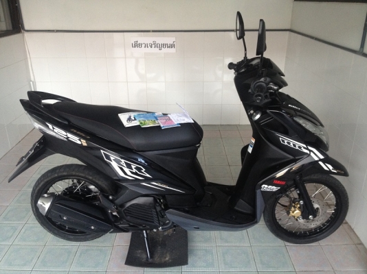 Mio125i สีดำด้าน วิ่ง6000 ปลายปี58 (ของแถม 4 รายการ)
