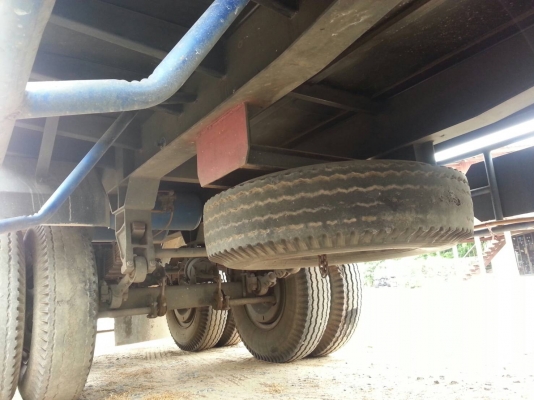 ขายหางพ่วง3เพลาแท้ ไม่ดั้ม (อู่ดาบแจ้) ยาว7.0เมตร