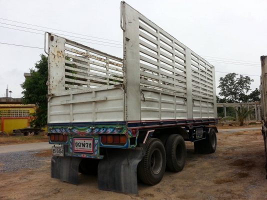 ขายหางพ่วง3เพลาแท้ ไม่ดั้ม (อู่ดาบแจ้) ยาว7.0เมตร