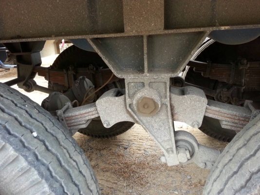 ขายหางพ่วง3เพลาแท้ ไม่ดั้ม (อู่ดาบแจ้) ยาว7.0เมตร