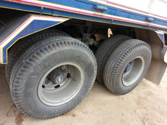 ขายหางพ่วง3เพลาแท้ ไม่ดั้ม (อู่ดาบแจ้) ยาว7.0เมตร