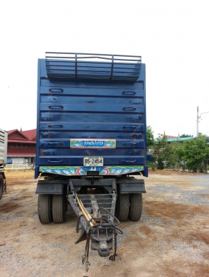 ขายหางพ่วง3เพลาแท้ ไม่ดั้ม (อู่ดาบแจ้) ยาว7.0เมตร