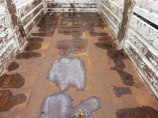 ขายหางพ่วง3เพลาแท้ ไม่ดั้ม (อู่ดาบแจ้) ยาว7.0เมตร