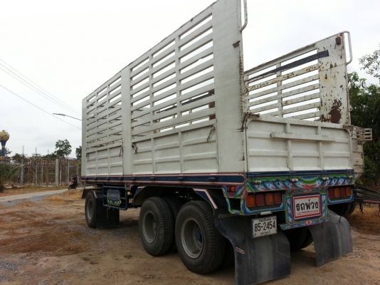 ขายหางพ่วง3เพลาแท้ ไม่ดั้ม (อู่ดาบแจ้) ยาว7.0เมตร