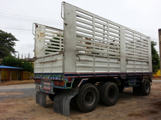 ขายหางพ่วง3เพลาแท้ ไม่ดั้ม (อู่ดาบแจ้) ยาว7.0เมตร