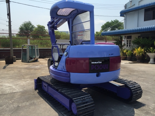 รถขุด Komatsu PC50UU-2E มือสองนำเข้าจากญี่ปุ่น ทำสีใหม่ พร้อมใช้งาน