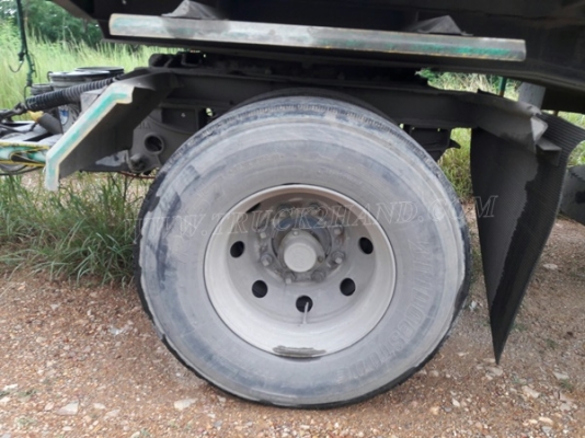 รถบรรทุกพ่วง แม่-ลูก 22 ล้อ ยี่ห้อ HINO ปีจดทะเบียน 2555 ขนาดเครื่อง 240 แรงม้า