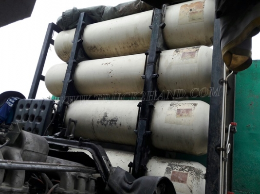 รถบรรทุกพ่วง แม่-ลูก 22 ล้อ ยี่ห้อ HINO ปีจดทะเบียน 2555 ขนาดเครื่อง 240 แรงม้า