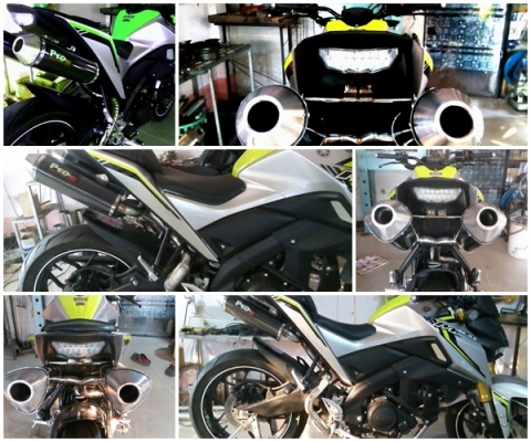 ขายท่อm slaz ตรงรุ่น ทั้งท่อเดี่ยวและท่อคู่