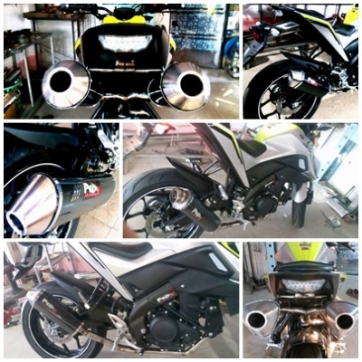 ขายท่อm slaz ตรงรุ่น ทั้งท่อเดี่ยวและท่อคู่