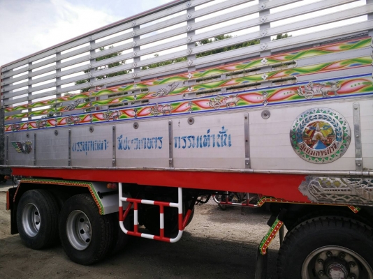 ขายลูกพ่วง3เพลา ดั้ม กระบะปรีเนียมชุดใหญ่ อู่เบิ้ม ยาว6.50เมตร