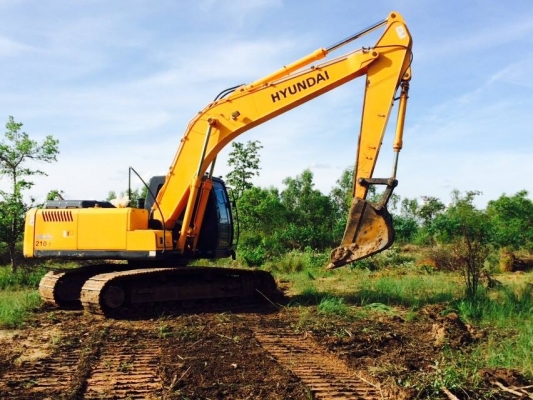 รถแบคโฮ HYUNDAI เลขไมล์ 7,700 ชั่วโมง รถสภาพใหม่ ราคาต่อรองได้.