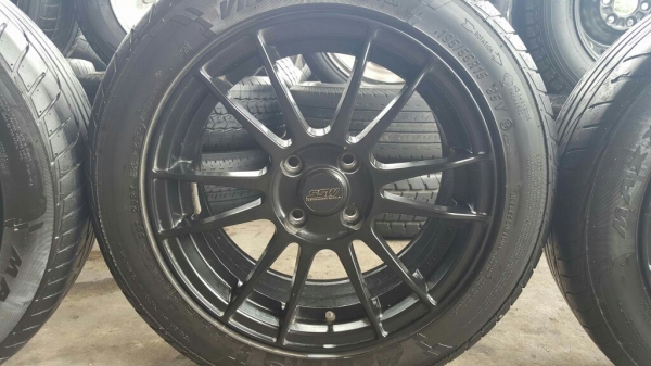 ล้อมือสองพร้อมยางเปอร์เซ็นต์ขอบ15 4รู ล้อมือสองพร้อมยางเปอร์เซ็นต์ขอบ15 4รู